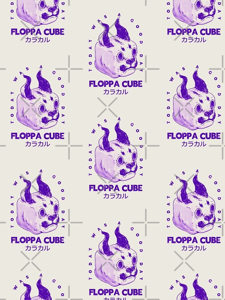 Floppa Cube - Today Was A Good Day (One color), Flop Flop Happy Floppa  Friday, Racist War Crime Fun Tax Fraud