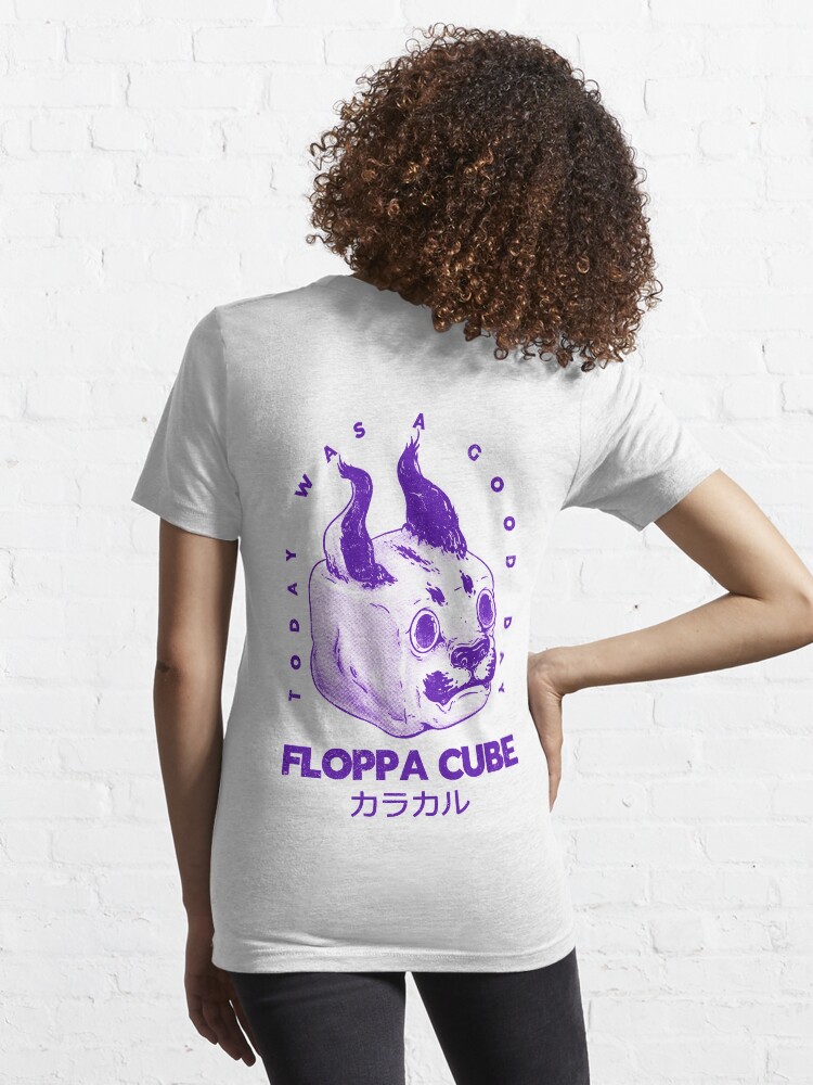 Floppa Cube - Today was a Good Day Kids T Shirt by Any Color