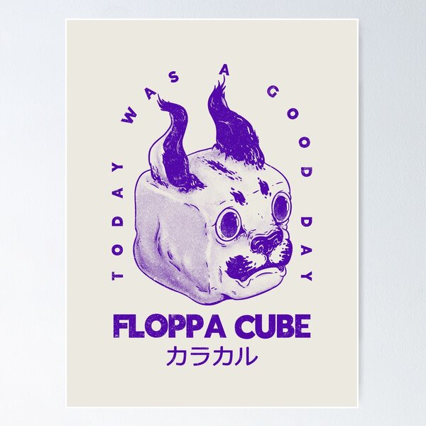 Floppa Cube - Today Was A Good Day (One color), Flop Flop Happy Floppa  Friday, Racist War Crime Fun Tax Fraud