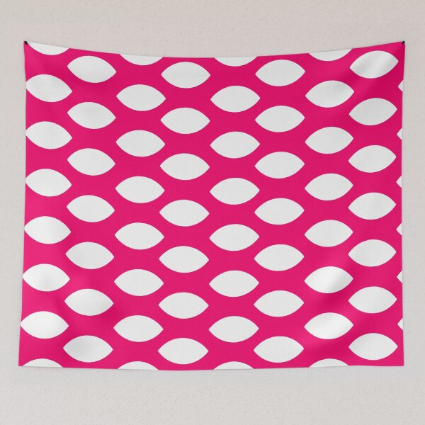 Item preview, Ruby plain background and white art deco pattern designed and sold by Brontorino.