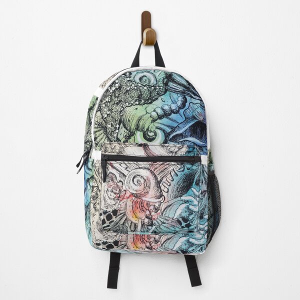 Item preview, Hand-drawn Seashell Ink and Watercolor Art designed and sold by kaileyashtonart.