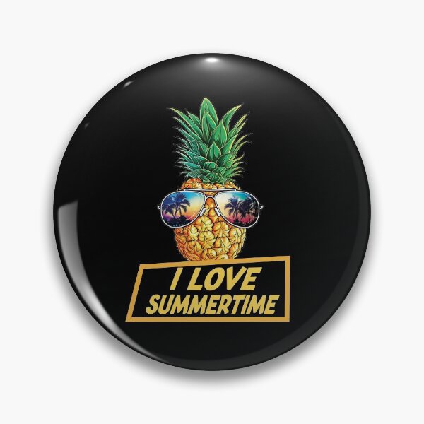 Artikelvorschau, ICH LIEBE SOMMERZEIT, Ananas-LIEBHABER, GESCHENK FÜR FOODIES entworfen und verkauft von justbejoker.