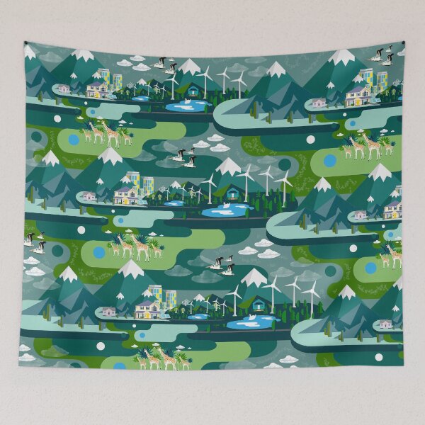 Item preview, Landscape Pattern  designed and sold by MarcSabuncu.