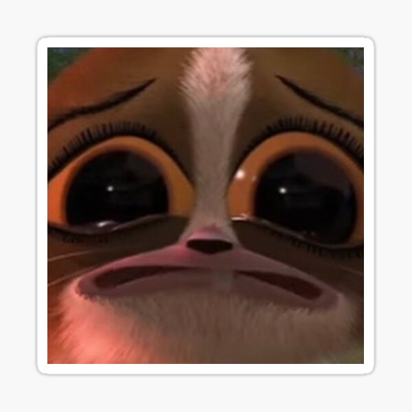 mort crying Sticker