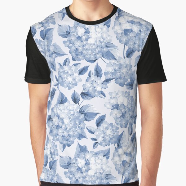 Item preview, Vintage Blue Hydrangea Flowers designed and sold by RipeAndRuin.