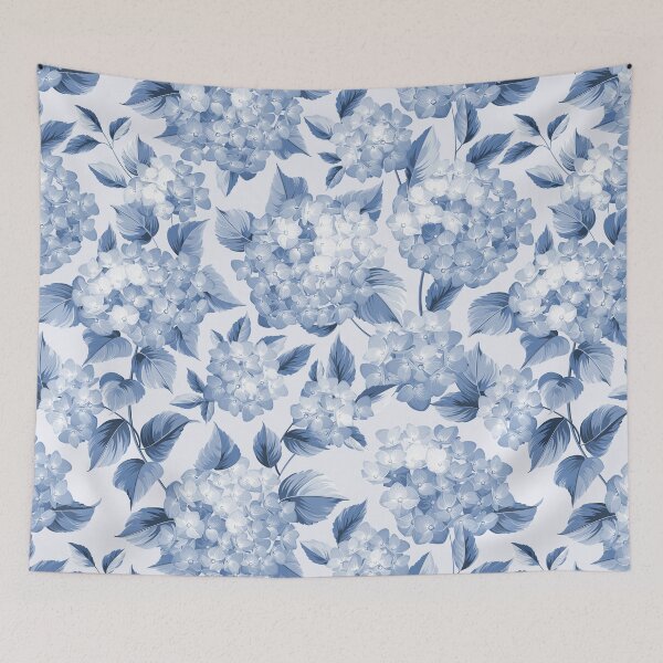 Item preview, Vintage Blue Hydrangea Flowers designed and sold by RipeAndRuin.