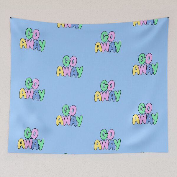 Item preview, Go away funny sassy not today pastel  designed and sold by Captain-Jackson.