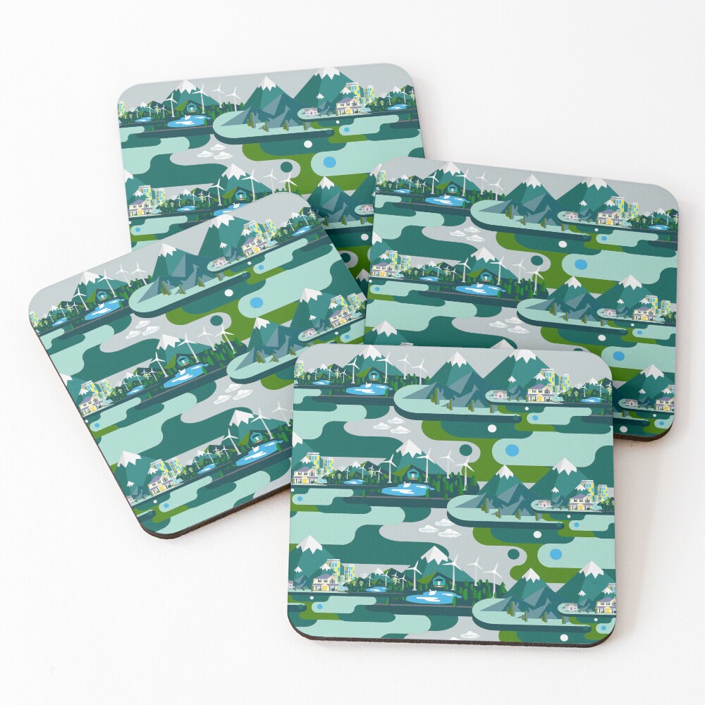 Item preview, Coasters (Set of 4) designed and sold by MarcSabuncu.