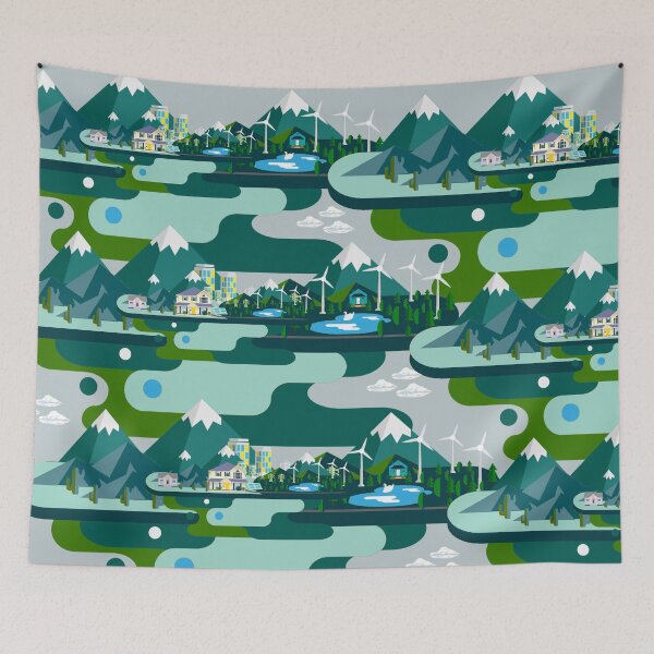 Item preview, Landscape Pattern  designed and sold by MarcSabuncu.