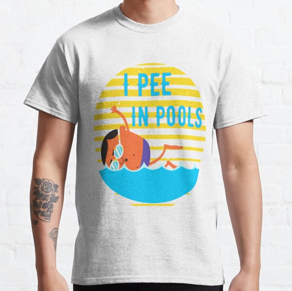 Beloved Shirts I Pee in Pools Black One Piece Swimsuit : :  Clothing, Shoes & Accessories
