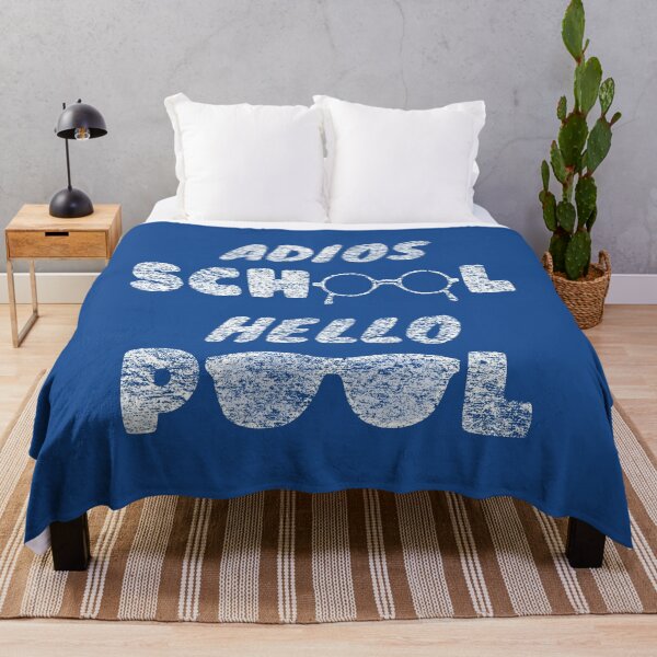 Item preview, Adios School Hello Pool - glasses text design designed and sold by thehappylamb.