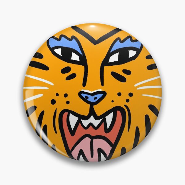 Item preview, Orange Tiger illustration print designed and sold by valdegilde.