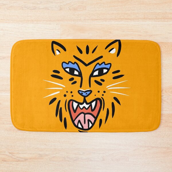 Item preview, Orange Tiger illustration print designed and sold by valdegilde.
