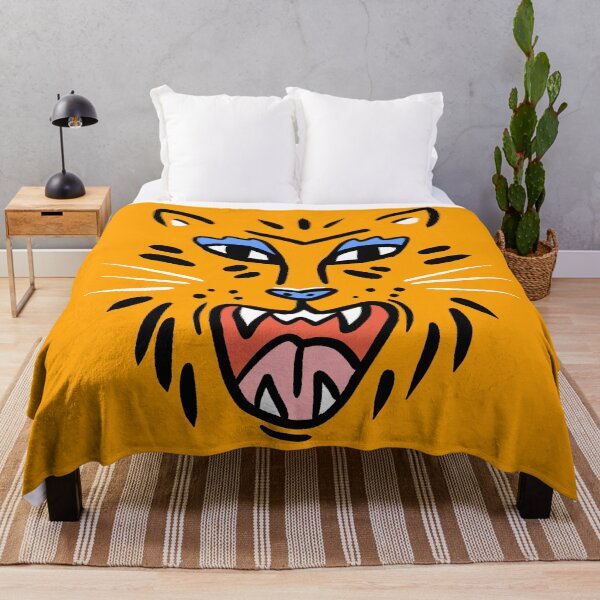 Item preview, Orange Tiger illustration print designed and sold by valdegilde.