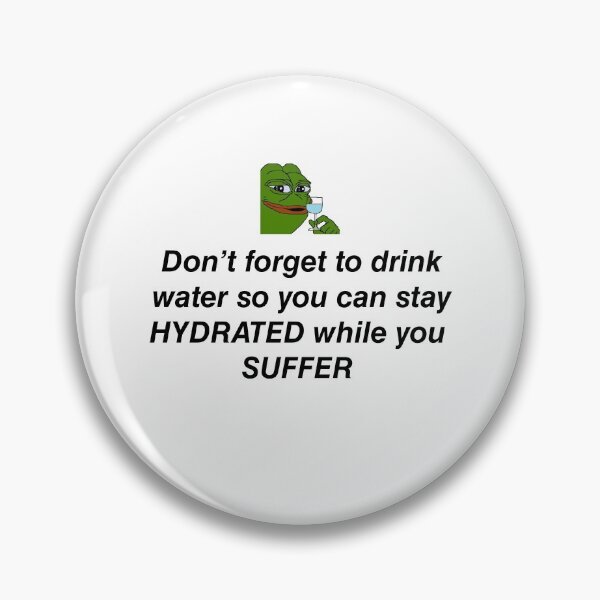 Item preview, Stay hydrated pepe designed and sold by griffics.