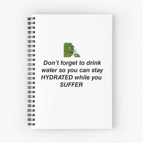 Item preview, Stay hydrated pepe designed and sold by griffics.