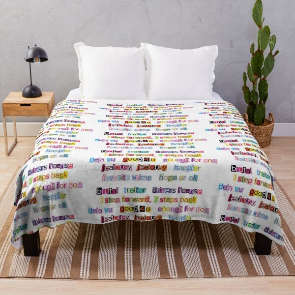 Supreme HYSTERIC GLAMOUR Text Duvet + Pillow Set Black Full/Queen