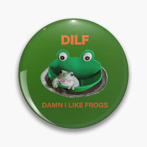 Artikelvorschau, DILF - Verdammt, ich mag Frösche <Frosch im Teich> entworfen und verkauft von DivineLiveShop.