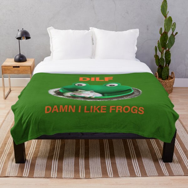 Aperçu de l'œuvre DILF - Damn I Like Frogs <grenouille dans l'étang> créée et vendue par DivineLiveShop.