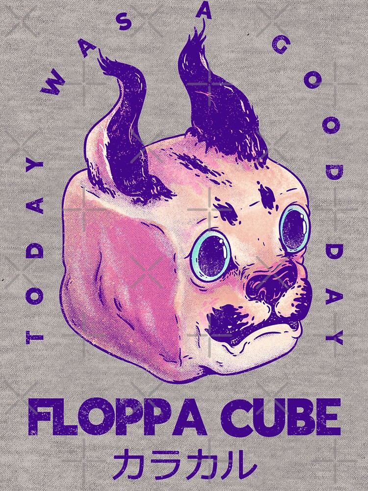 Floppa Cube - Today Was A Good Day (One color), Flop Flop Happy Floppa  Friday, Racist War Crime Fun Tax Fraud