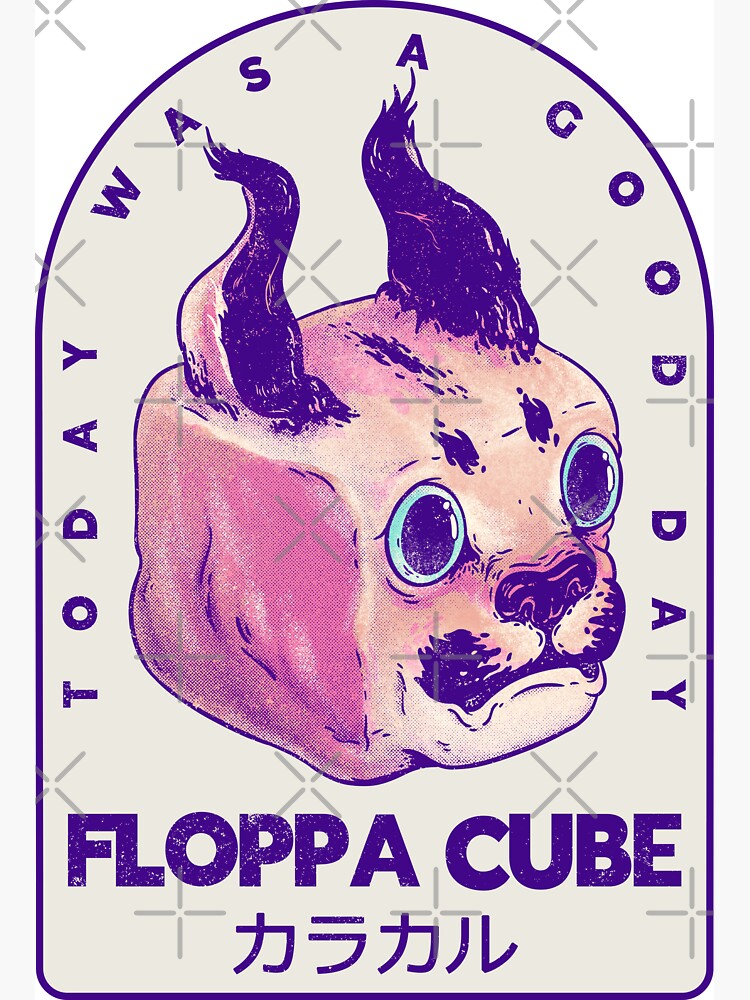 Floppa Cube - Today Was A Good Day, Flop Flop Happy Floppa Friday, Racist  War Crime Fun Tax Fraud