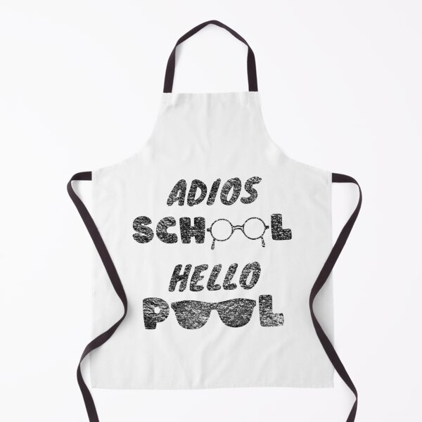 Item preview, Adios School Hello Pool - glasses black text design designed and sold by thehappylamb.