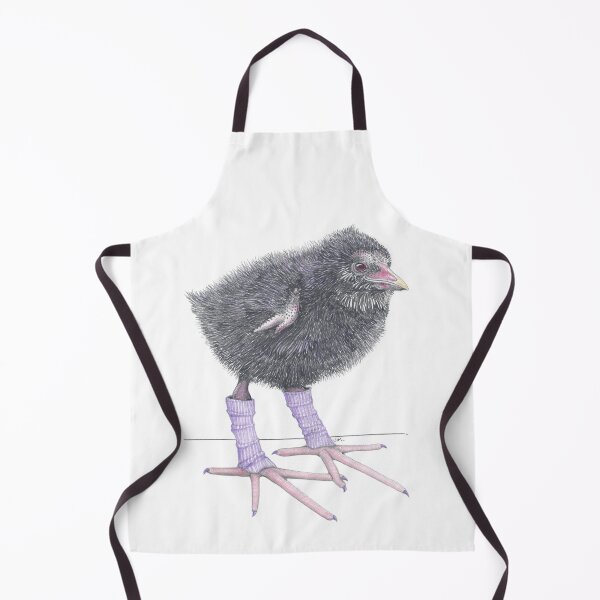 Item preview, Purple Swamp Hen Chick in Leg Warmers designed and sold by JimsBirds.
