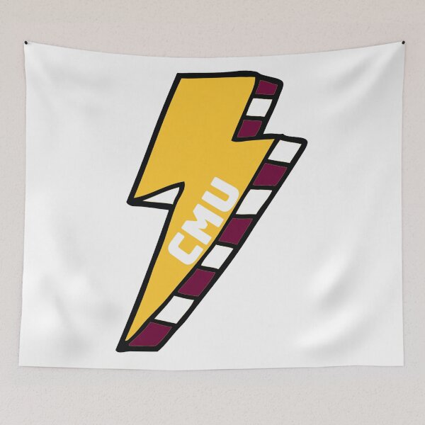 Item preview, CMU Central Michigan University Lightning Bolt designed and sold by kkosmicki.