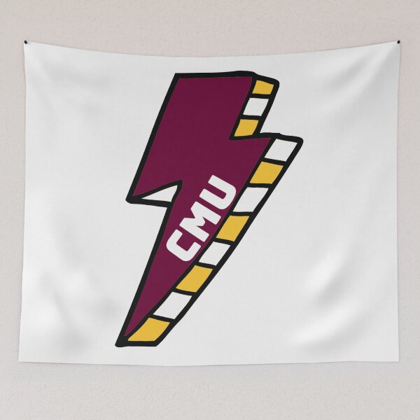 Item preview, CMU Central Michigan University Lightning Bolt designed and sold by kkosmicki.