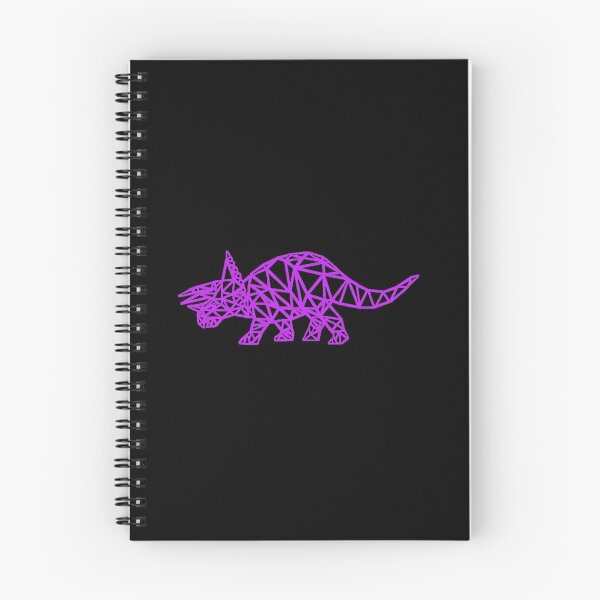 Item preview, Triceratops  - Purple line on black designed and sold by NaomiWallace321.