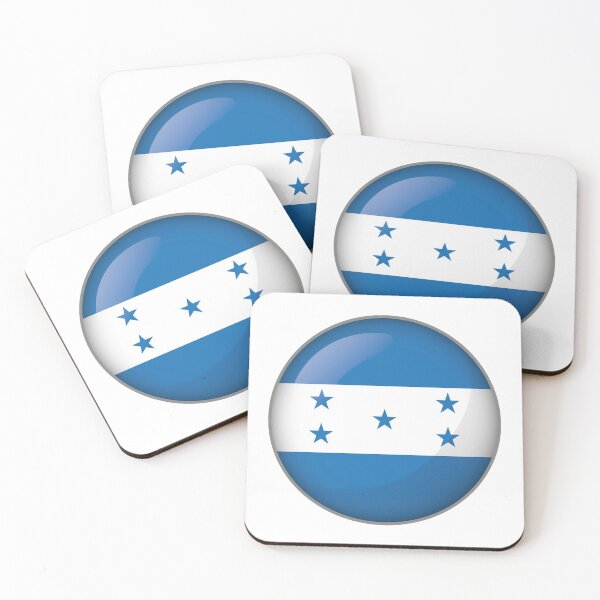 Item preview, Icon representing button flag of Honduras. Ideal for catalogs of institutional materials and geography designed and sold by LucianoCosmo.