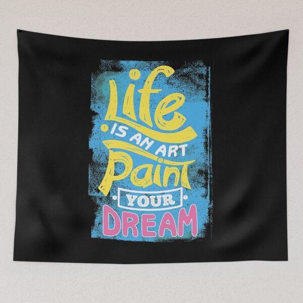 Item preview, Life Is An Art - Paint Your Dream | inspiration designed and sold by Petra Becker.