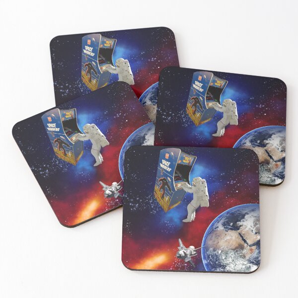 Item preview, Astronaut Protecting Earth from Space Invasion designed and sold by Laser Brain, Ink..