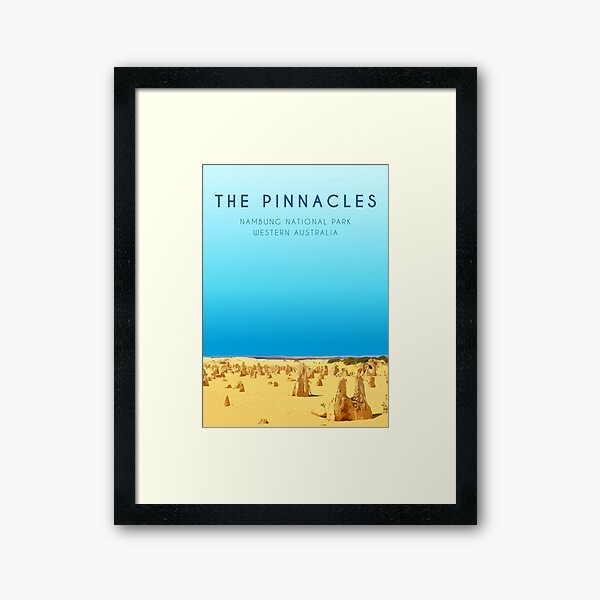 The Pinnacles, WA Framed Art Print