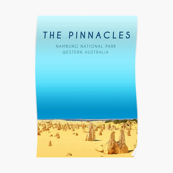 The Pinnacles, WA Poster