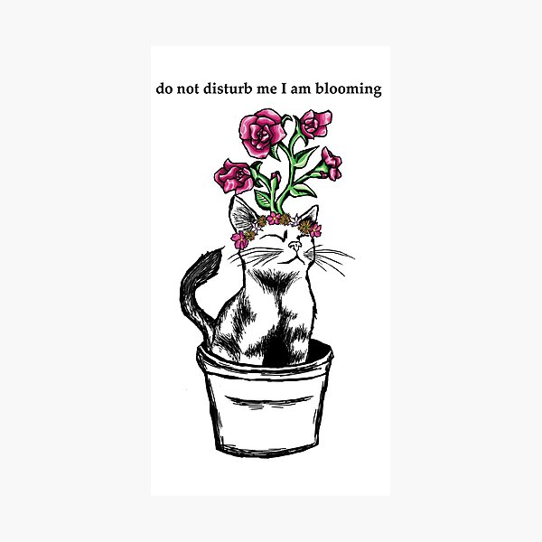 Item preview, do not disturb me i am blooming designed and sold by mookity3.