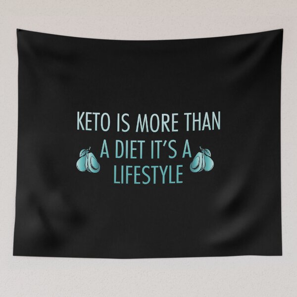Item preview, keto is more than a diet. it's a lifestyle - keto diet inspirational quote  designed and sold by QUEEN-WIVER.