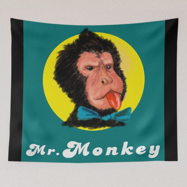 Item preview, Llámame Sr. Monkey pintura increíble y divertida para los amantes del arte. designed and sold by thebaronart.
