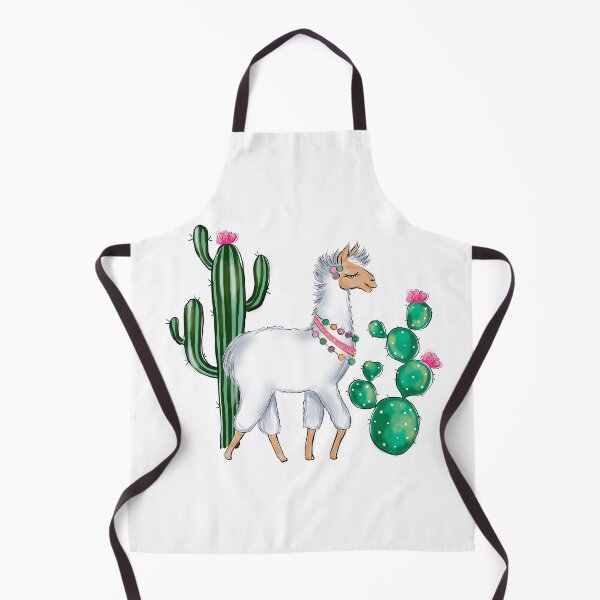 Item preview, Lama and succulents cute illustration designed and sold by Lalanacliparts.