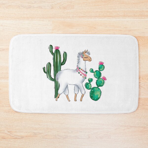 Item preview, Lama and succulents cute illustration designed and sold by Lalanacliparts.
