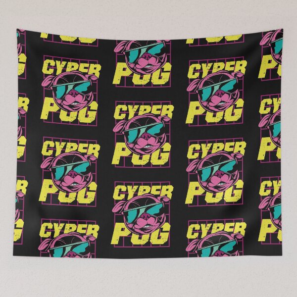 Item preview, Cyber Pug designed and sold by cherrypicks.