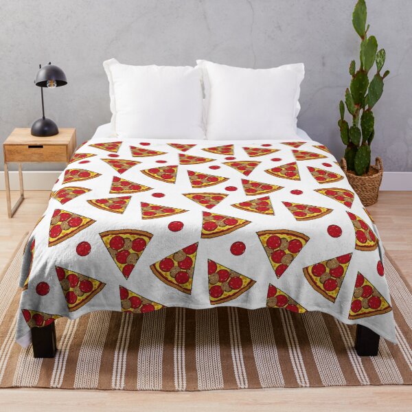 Item preview, pieces of pizza with pepperoni designed and sold by hateeyes.