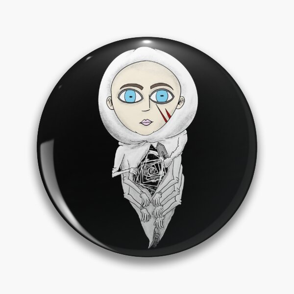 Item preview, The Welcomer - Creepy Doll Faced Spirit designed and sold by Monkeybarfight.