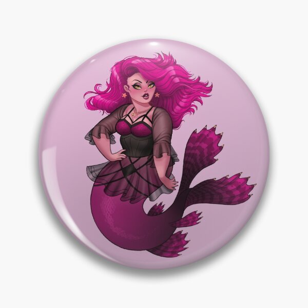 Item preview, Destiny the pink mermaid designed and sold by Michael Dashow.