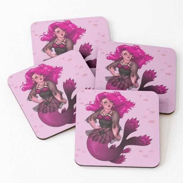 Item preview, Destiny the pink mermaid designed and sold by Michael Dashow.
