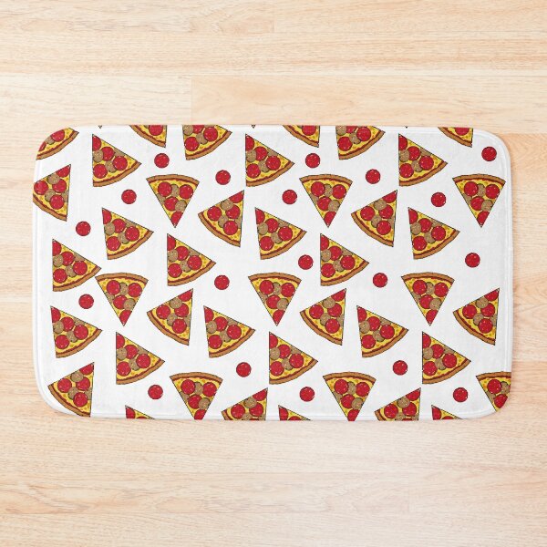 Item preview, chunks of pizza with pepperoni designed and sold by hateeyes.