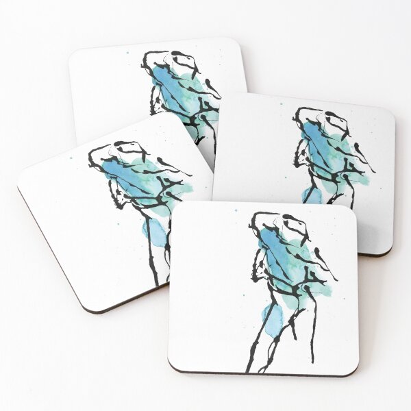 Item preview, Blue Ink Figure Drawing designed and sold by laurainmmxvi.