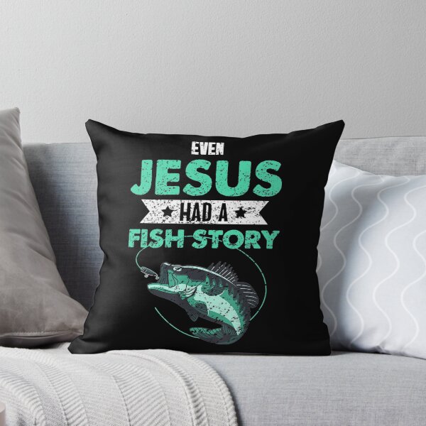 Artikelvorschau, Angeln zitiert Geschenk Jesus Vater eine Fischgeschichte entworfen und verkauft von BrennaEirlys.