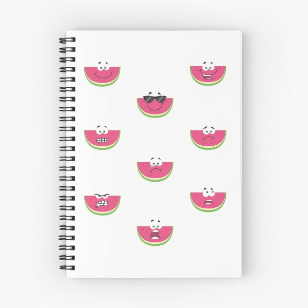 Item preview, Journaling and mood tracking. Emotion watermelon slices, different emotion expressions, cute! designed and sold by Orianah.