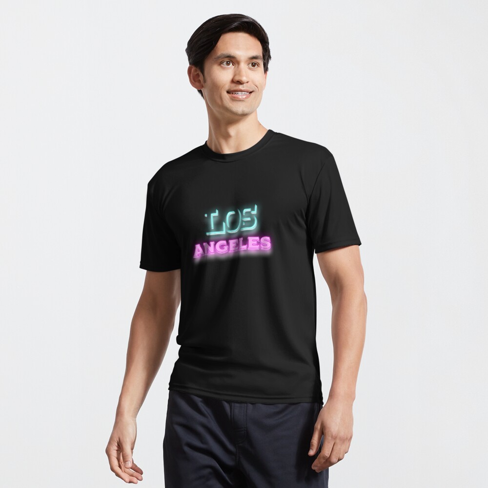 Los Angeles Neon Car Graphic Tee